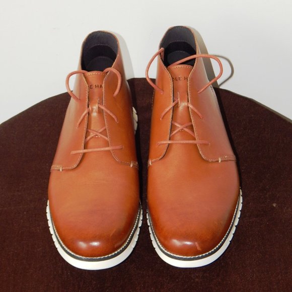 NIB Men's Cole Haan ZEROGRAND Chukka C35593 Boot British Tan Various Sizes - Picture 2 of 7